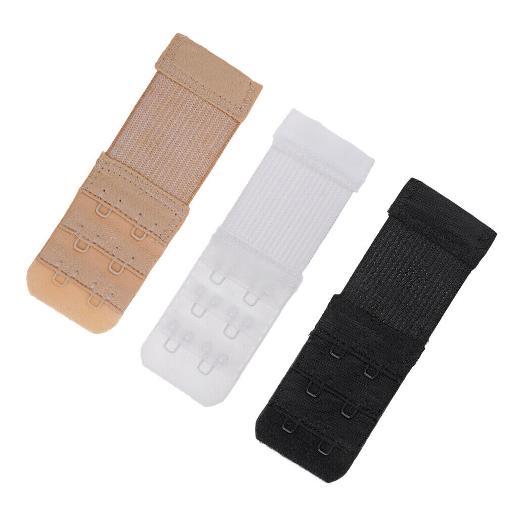Set Of 2 2 Hooks Bra Extension Extension Strap Elastic Band Soft Belt Bra