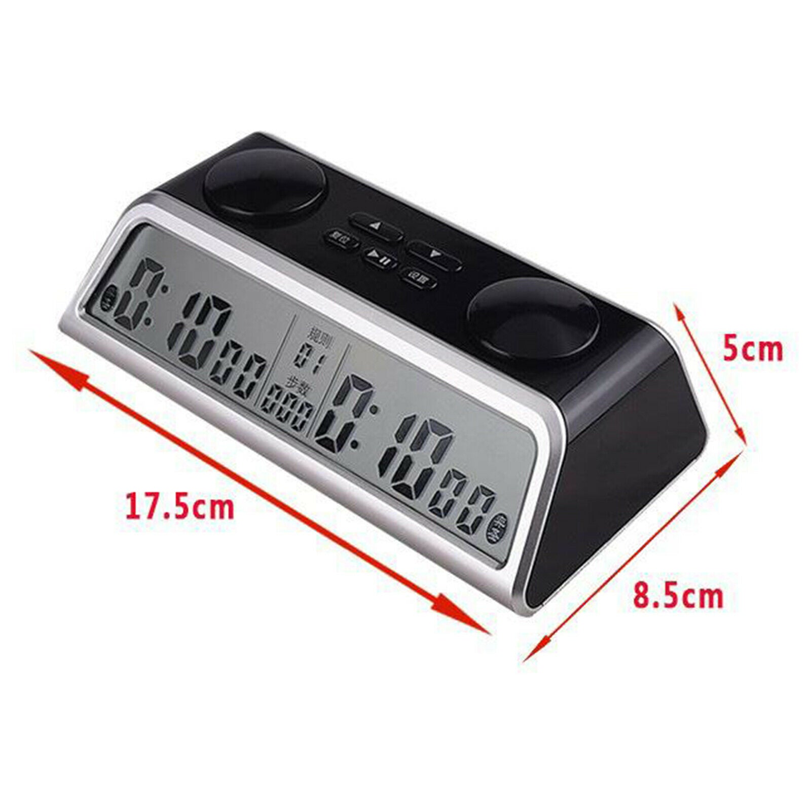 Digital Board Game Competition Counting Alarm Timer Watch Chess Clock