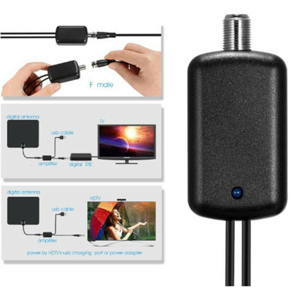 Digital HDTV signal amplifier booster for cable TV fox HD channel 2 .l8
