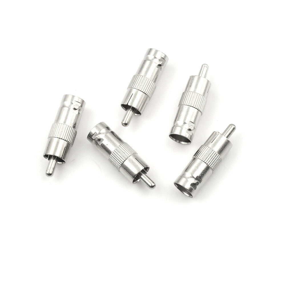 5PCS BNC Female TO RCA Male Plug COAX Adapter Connector Parts&yJC.l8