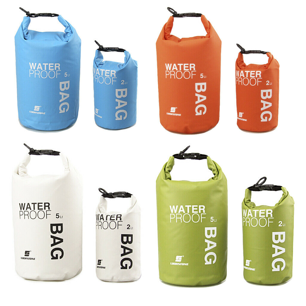 2L Waterproof Dry Bag Pouch for Camping Boating Kayaking Fishing Rafting