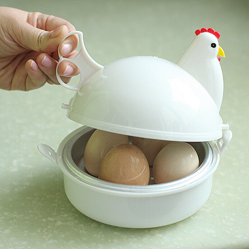 Chicken Shaped Microwave Eggs Boiler Cooker Kitchen Cooking Appliances,Home ToL7