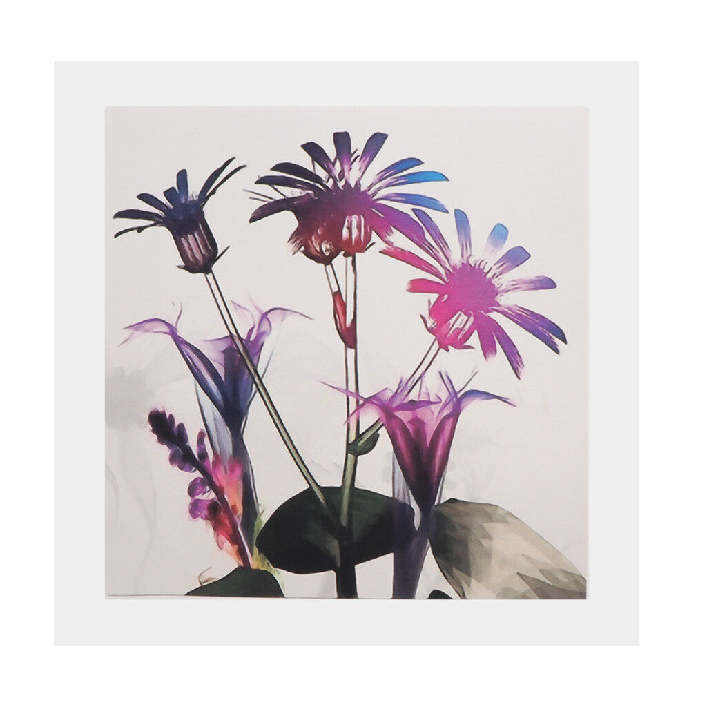 4 Panel Modern Art Painting Oil Painting on Canvas Poster Colorful Flower