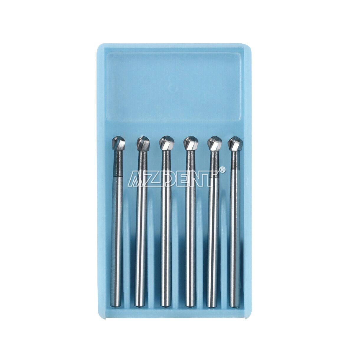 5 Kits Dental Surgical Tungsten Carbide Bur Round Shape 25mm FGXL 8# High Speed