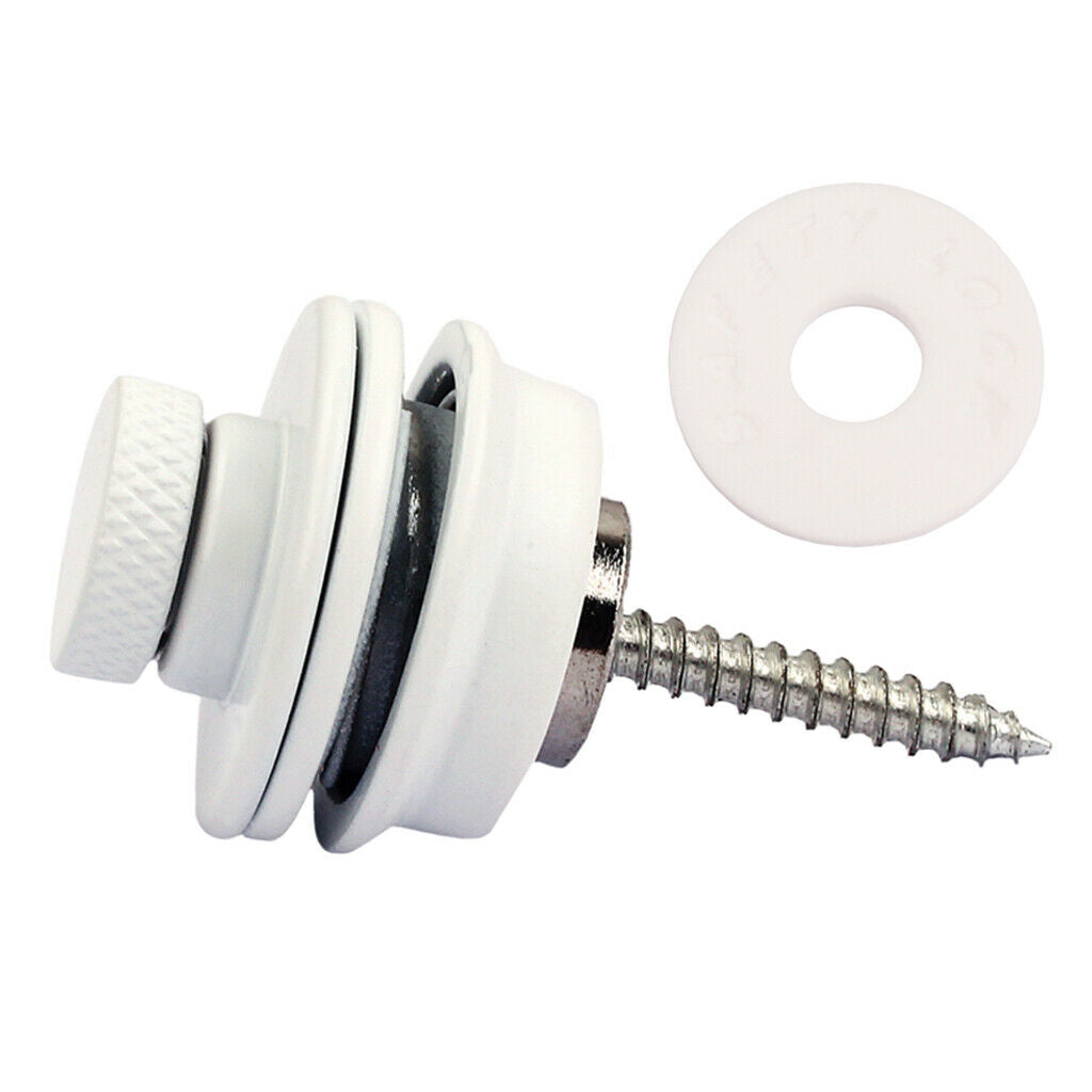 Guitar Flat Head Strap Lock Button