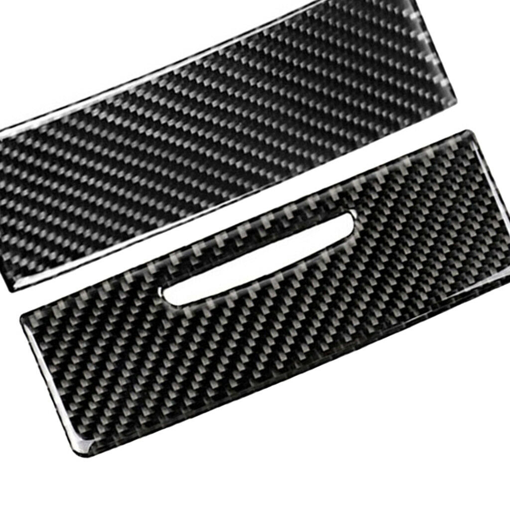 Carbon Fiber Car Rear Seat Air Conditioning Vent Cover Panel Trim  For  E90