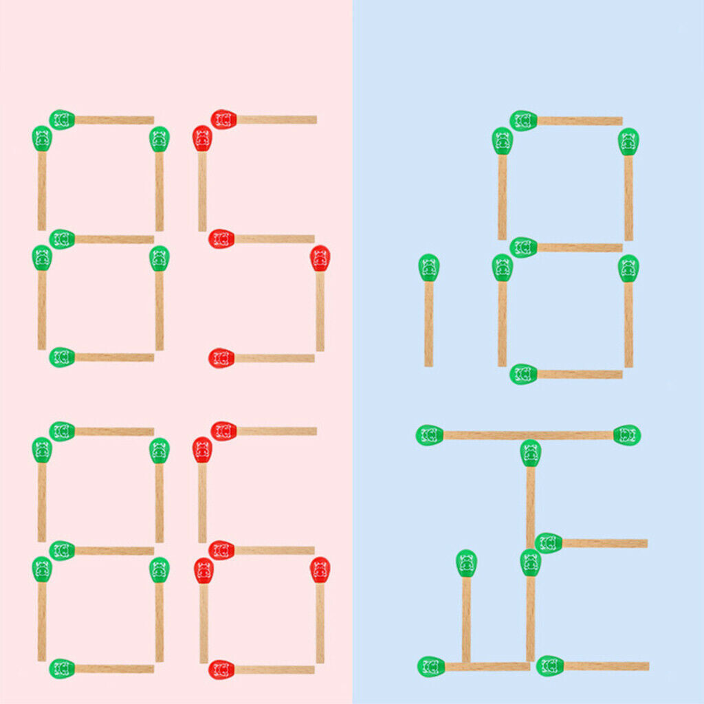 Kids Children Math Toys Puzzle Games Wooden Matchstick Toys Educational Toys