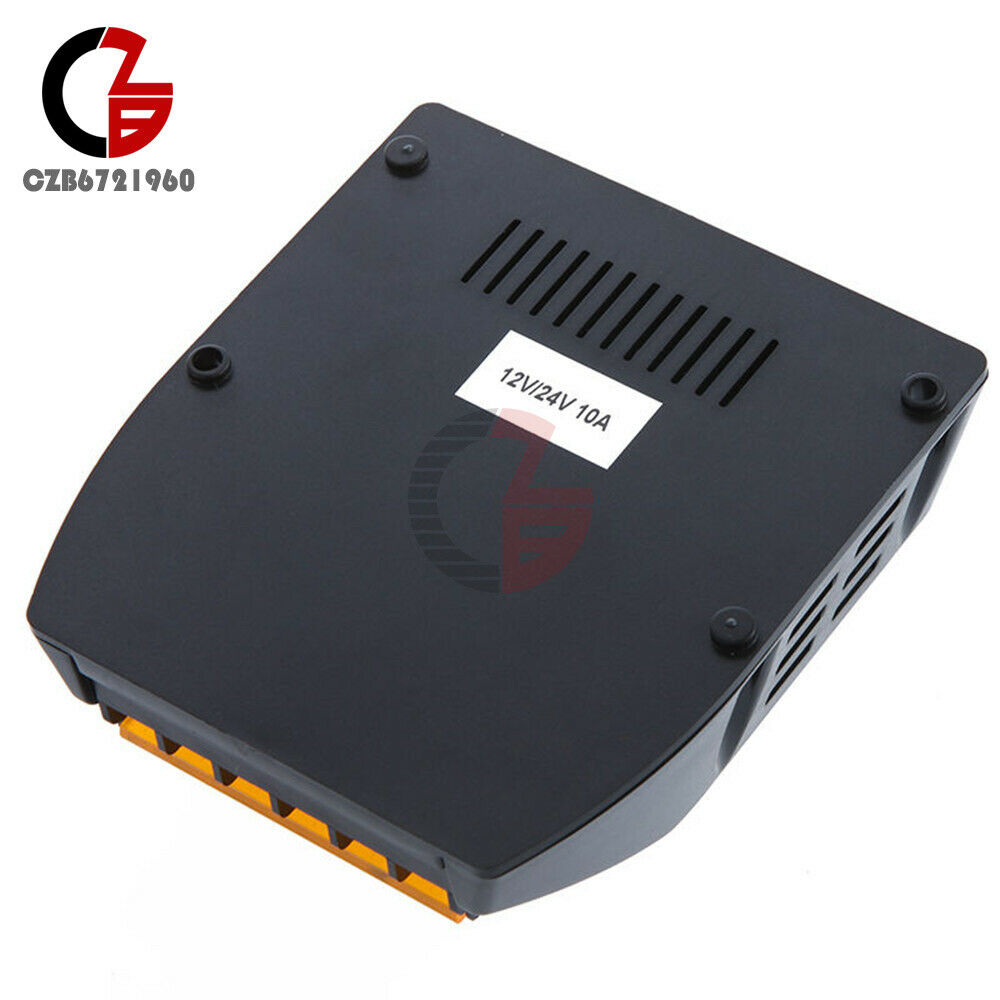 10A Solar Panel Charge Controller DC 12V/24V Battery Regulator Safe Protection