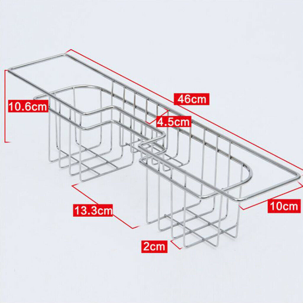 Kitchen Storage Caddy Saddle Organizer Sink Rack Soap Strainer Holder Sponge New