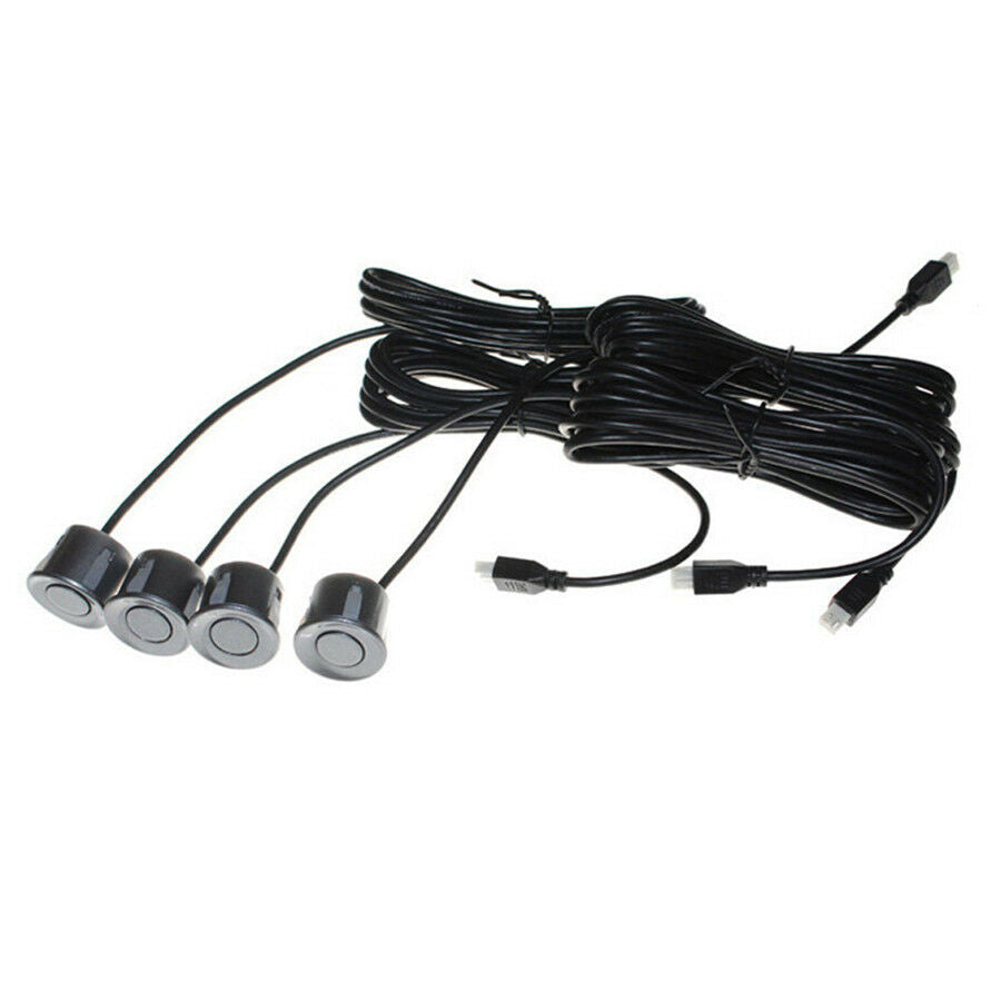 LED Display Human Voice Backup Radar Parking Sensor Monitor System Buzzer Alarm