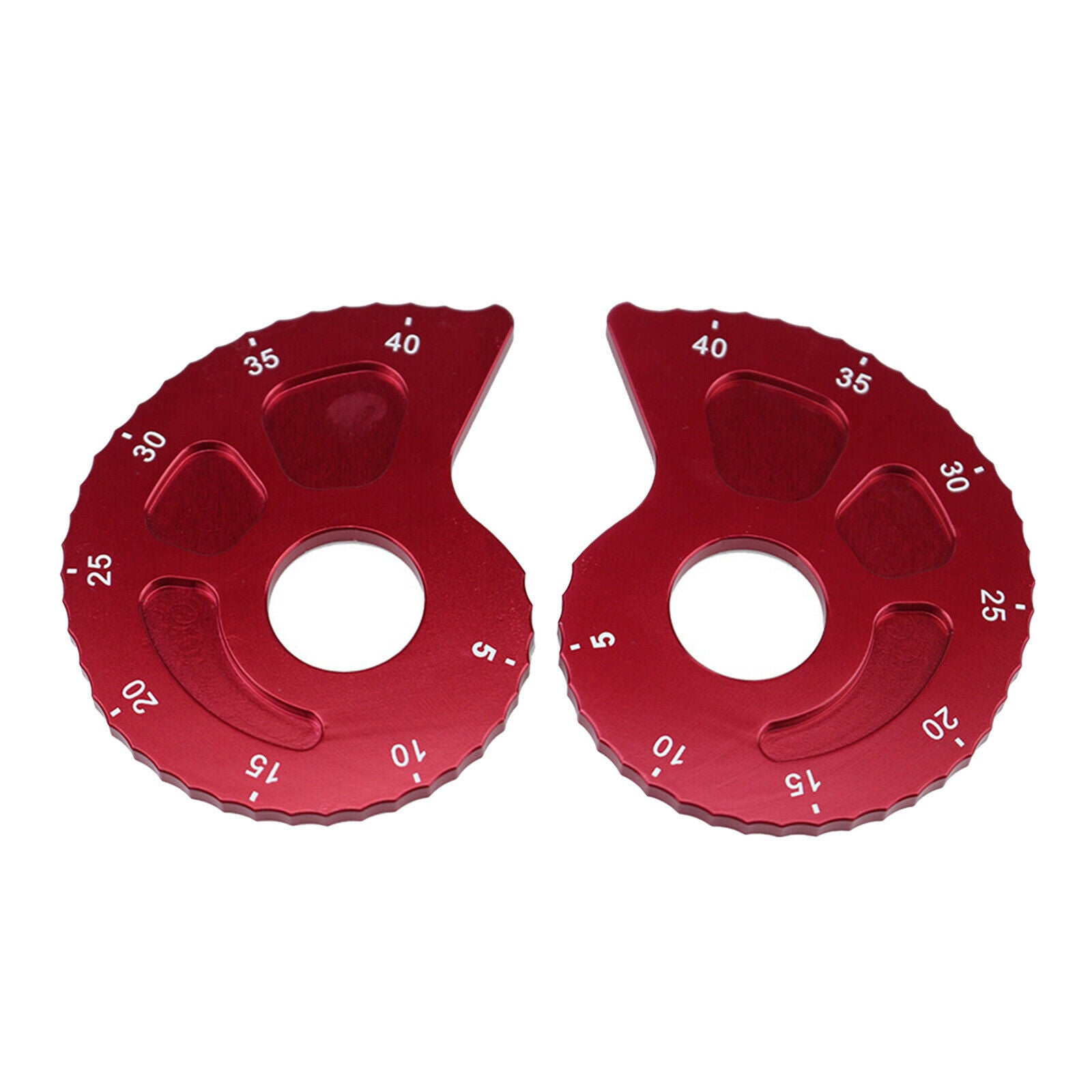 2Pcs CNC Chain Adjuster For SUZUKI DRZ400S DRZ400E 2000-2021 Motorcycle Red