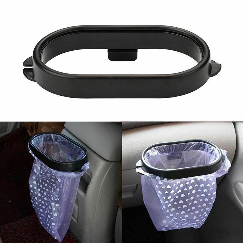 Interior Storage Adhesive Trash Bag Hanging Rack Holder Garbage Rubbish Bin