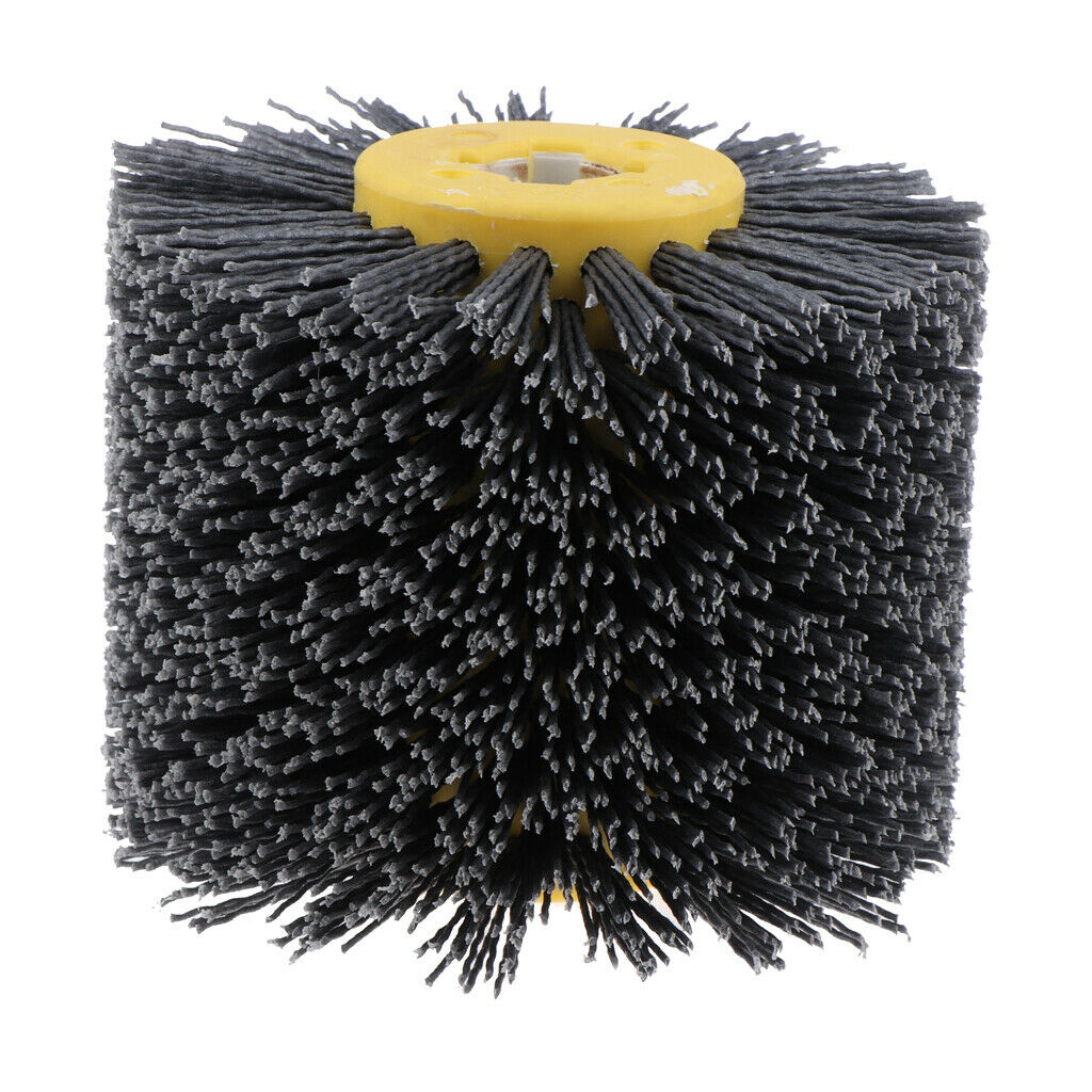 2x 180/240 Grit Abrasive Wire Drawing Wheel Burnishing Polishing Wheel
