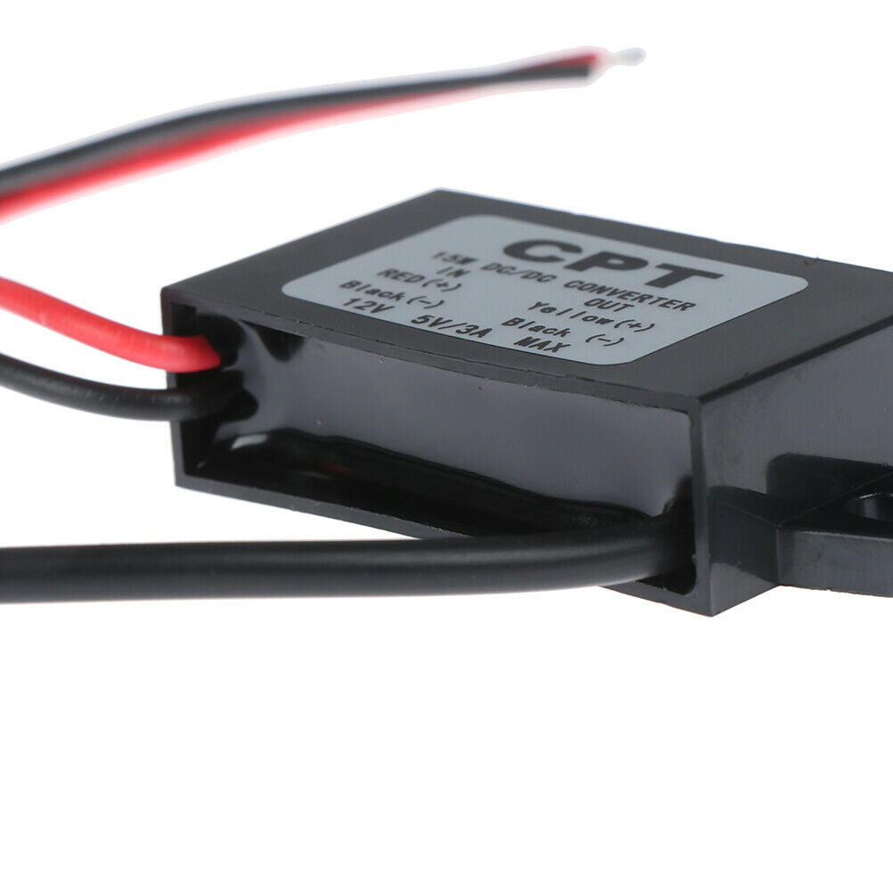 1Pc USB 12V to 5V DC/DC voltage step-down power adapter converter inverter U WF
