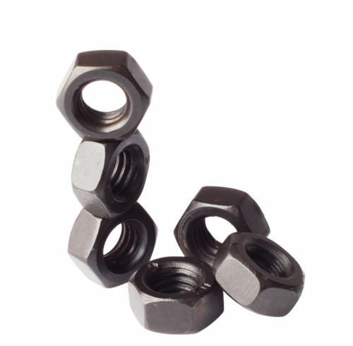 Hex Nuts M2 M2.5 M3 M4 M5 M6 120pcs Assortment Kit Black Oxide with Box