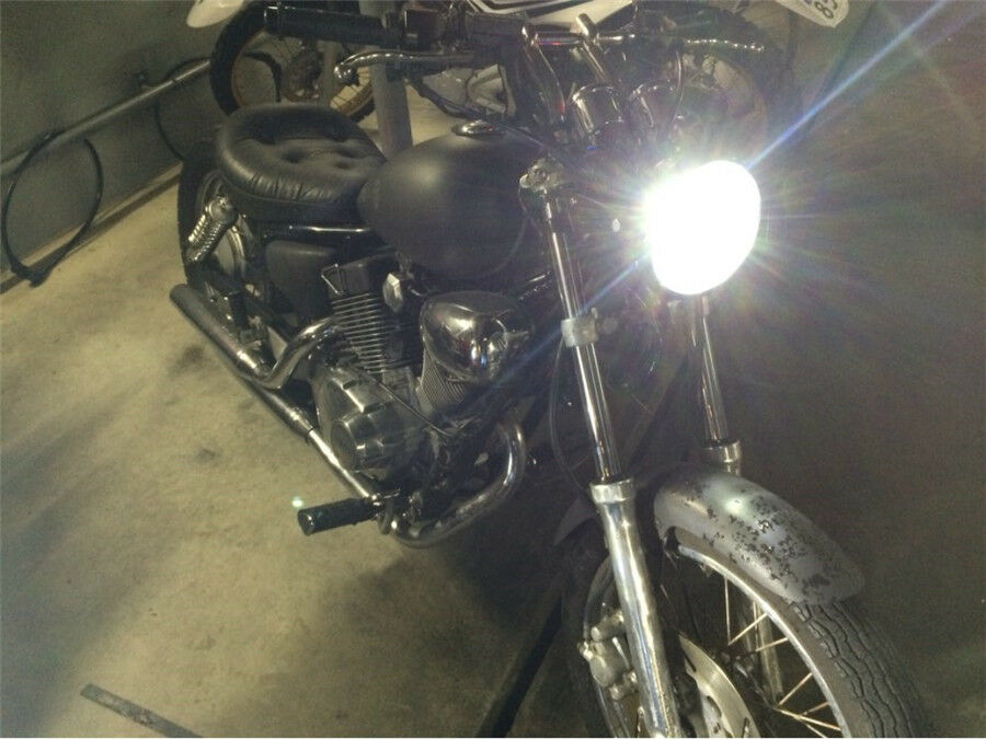 1Pcs 18W H4 LED Motorcycle Headlight Front Blub 1600LM 6000K White High/Low Beam