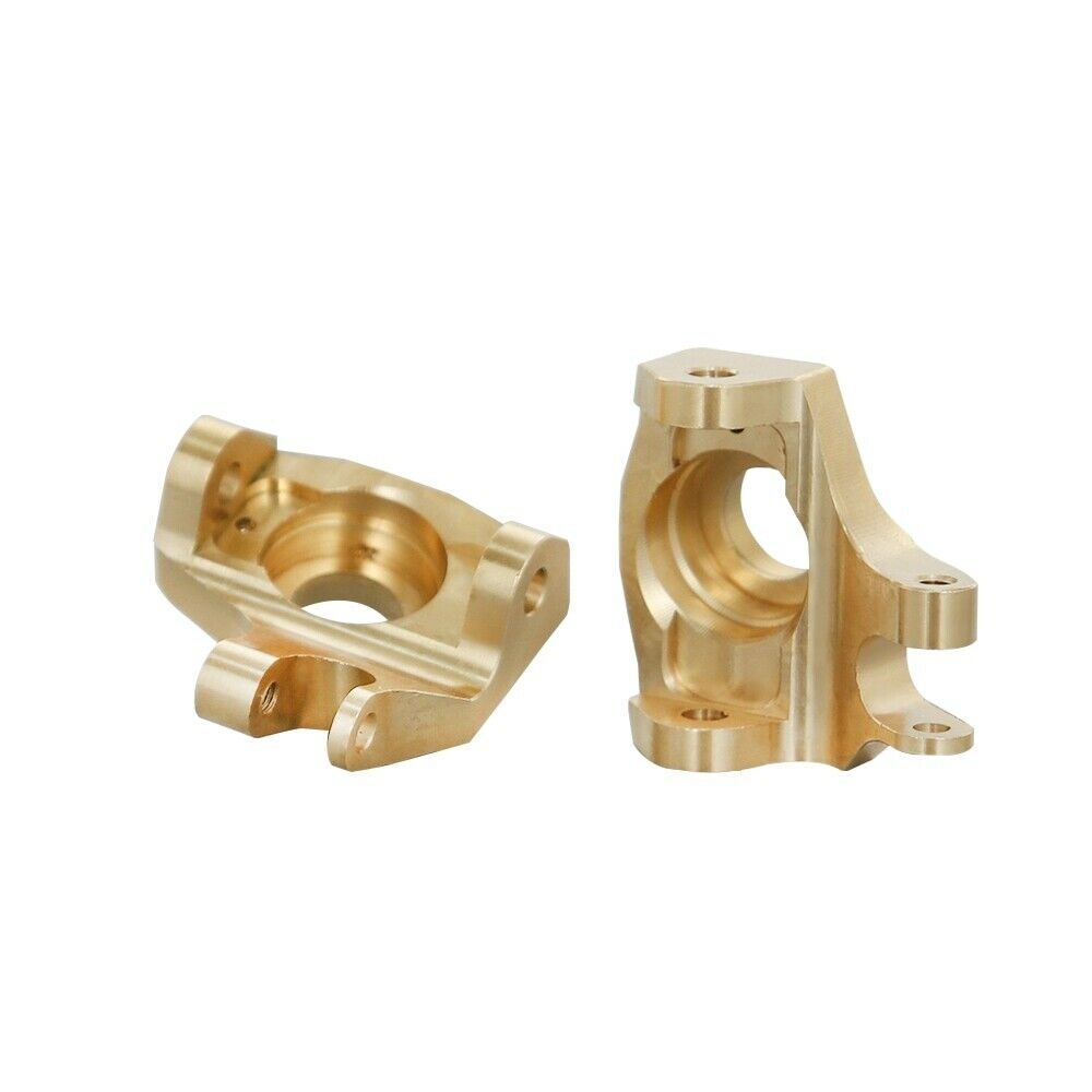 2Pack of 1:10 RC Car Brass Front Steering Knuckle Cup for Axial SCX10 II