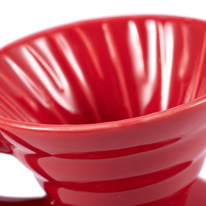 Ceramic Coffee Dripper Engine V60 Style Coffee Drip Filter Cup Permanent Pour X9