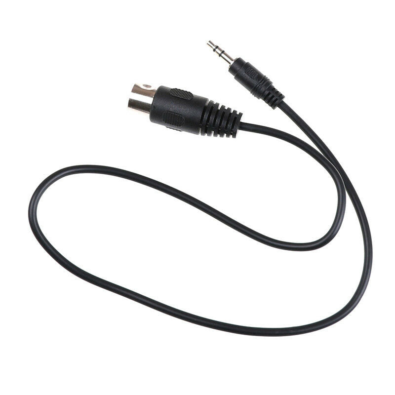 1x DIN 5 Pin Din MIDI Male Plug To 3.5mm Male Stereo Jack Audio Cable50cm ^^ Lt