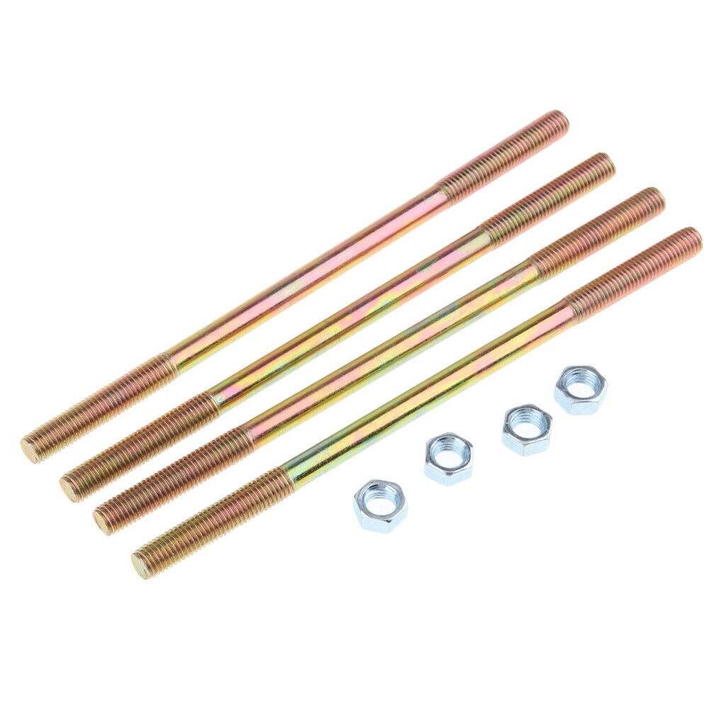 4pcs M6 x 145mm STUD BOLTS ENGINE CYLINDER FOR YAMAHA PW 80 JS80PY LC80PY