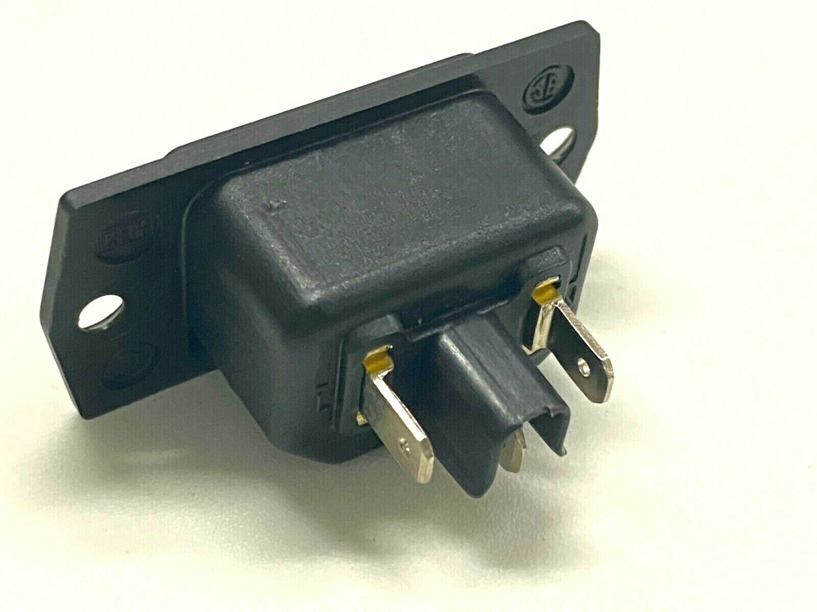 2pcs - SCHURTER IEC Inlet Socket AC 6A 250V 3P Switzerland 8843.FS.40.60