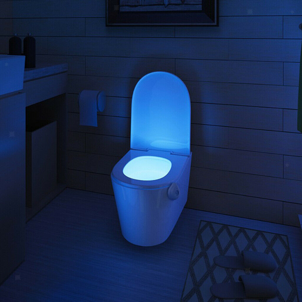 Toilet Bowl LED Backlight Smart PIR Motion Sensor Color Change 16 color