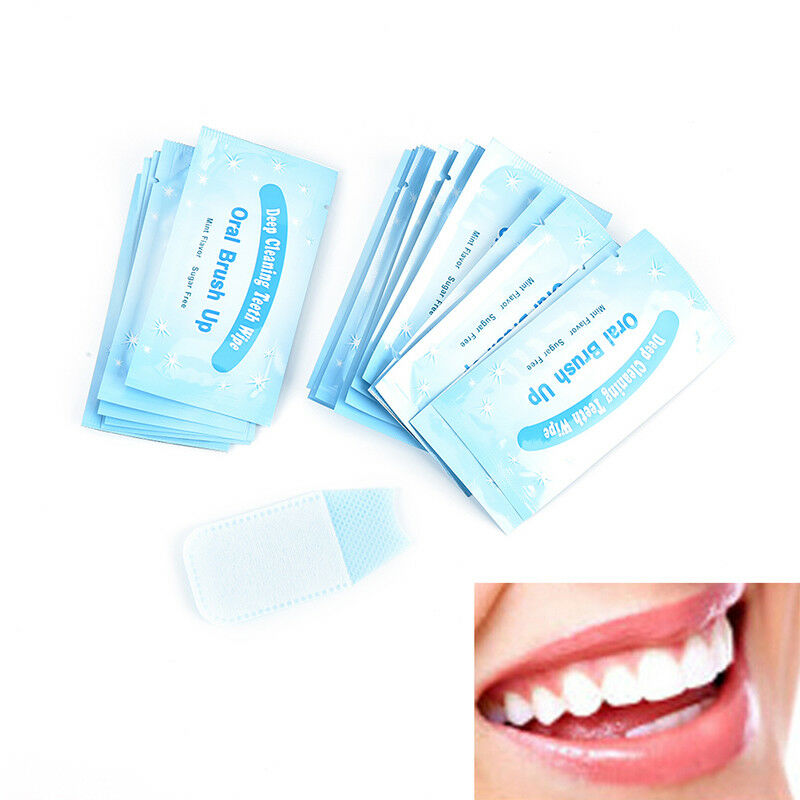 20x finger brush ups oral brush teeth whitening wipe  deep cleaning oral c,Z SJ