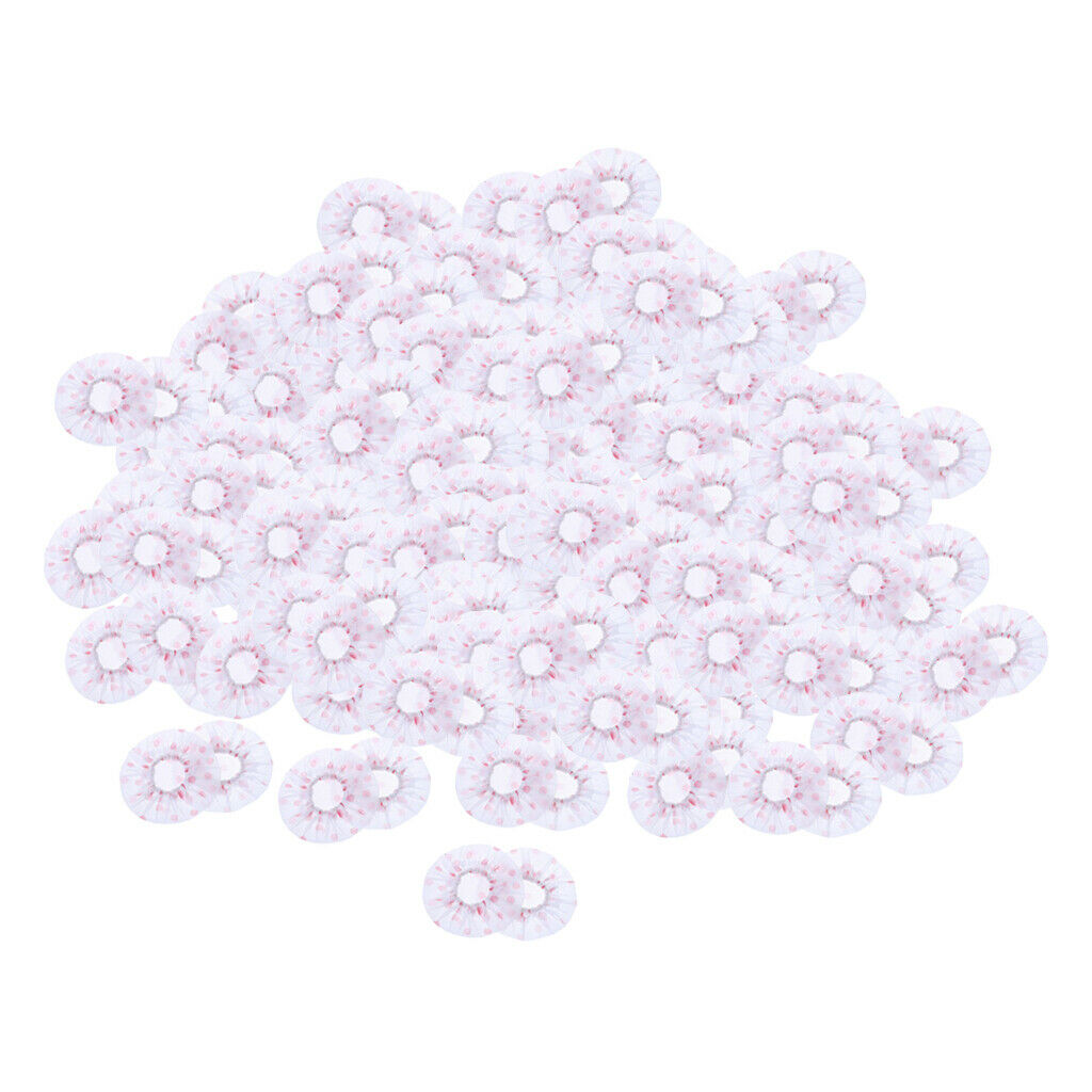 200 Pieces Disposable Microphone Cover Karaoke Mic Non-woven Fabric Covers