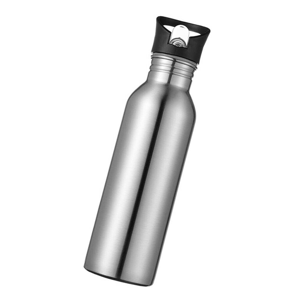 2Pcs 750ml 26 oz Stainless Steel Water Bottle Sports Flask Cup Jug Suck Top