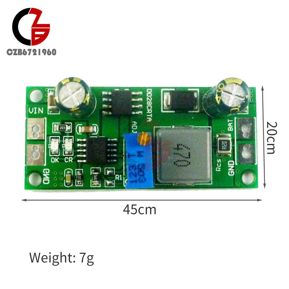 1A 3.7-18.5V DD28CRTA Battery Charger Lithium LiFePO4 Batteries Charging Board