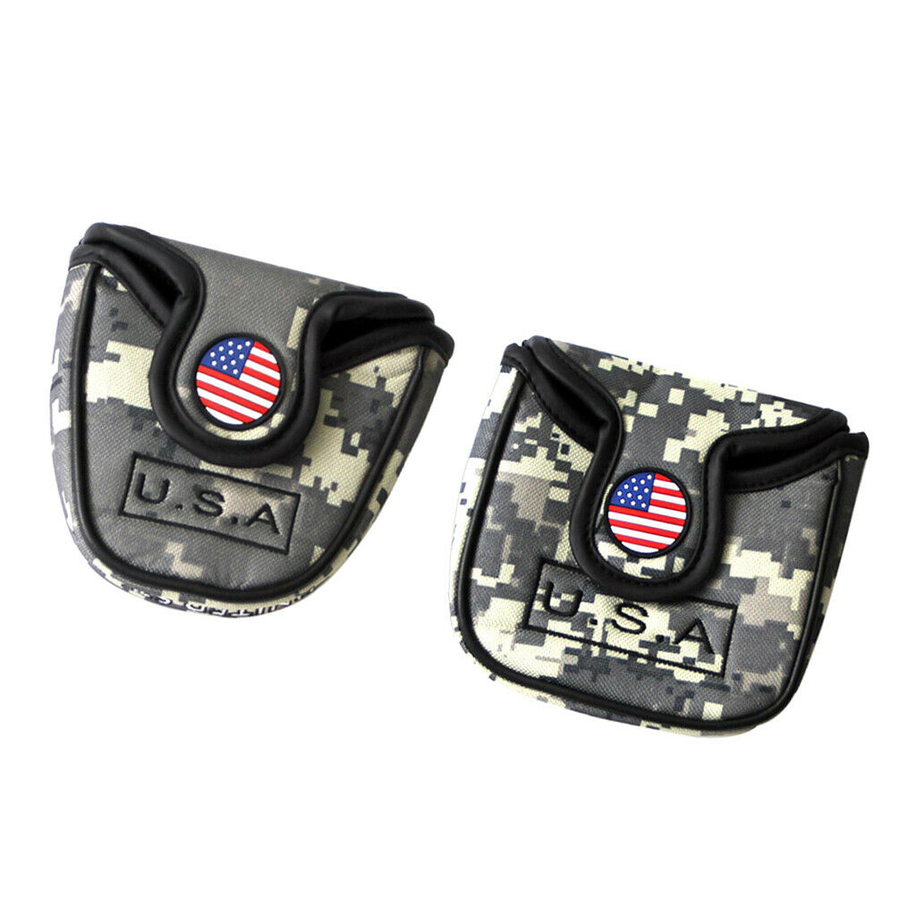 2 Pieces Golf Head Cover Headcovers Club Cover Protector Golf Accessories