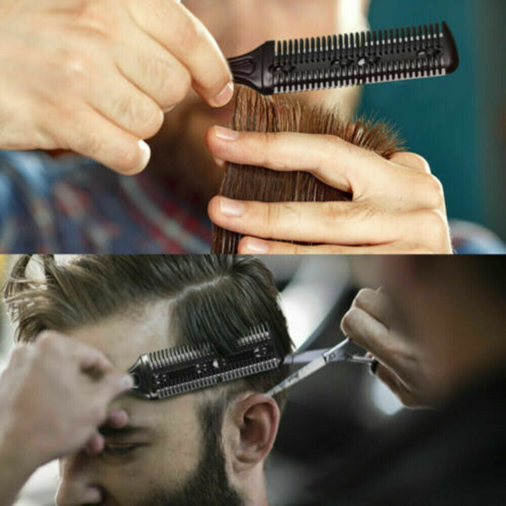 3 Hair Brush Cutter Comb Beard Trimmer Cut Thinning Slice Hair Shaper Razor Tool