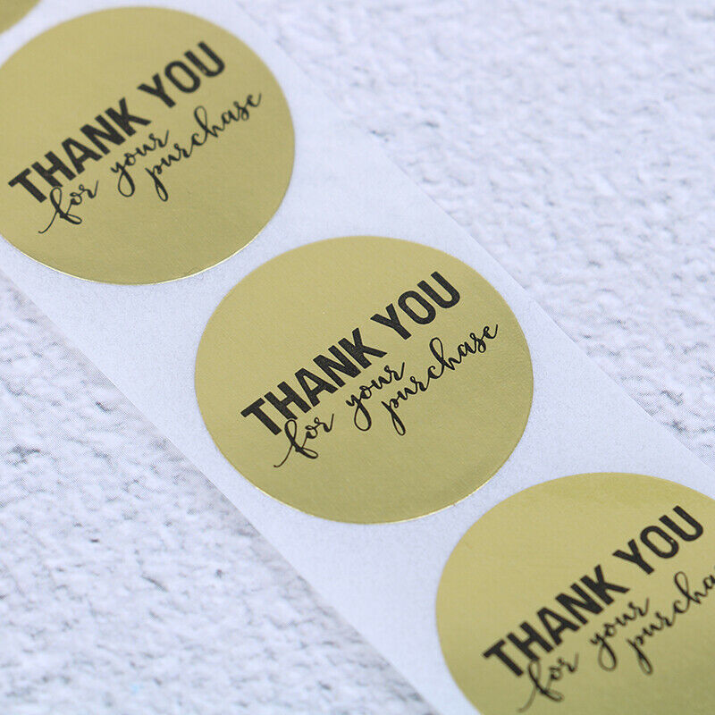 500pcs THANK YOU for your purchase Stickers Package seal labels scrapbook.l8