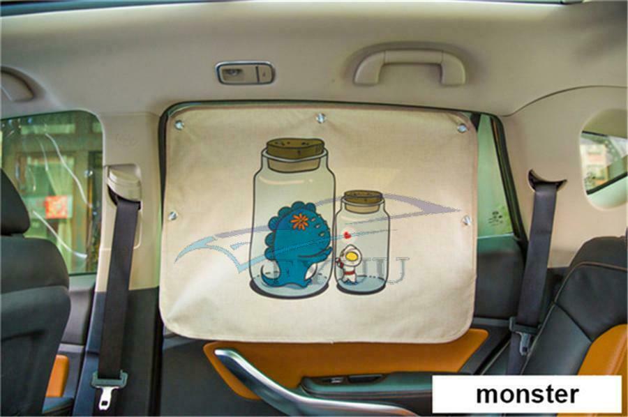 Car Windshield Car Sunshade CurtainsCar Cute Cartoon Styling Side Window Curtain