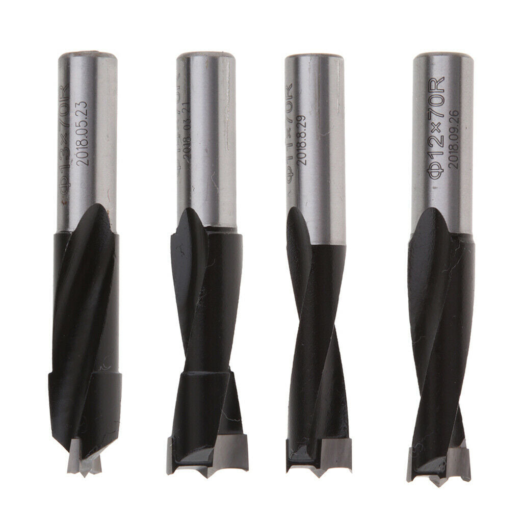 4 Piece 11-14mm Cutter Diameter Brad Point Boring Bits Wood Milling Cutters for