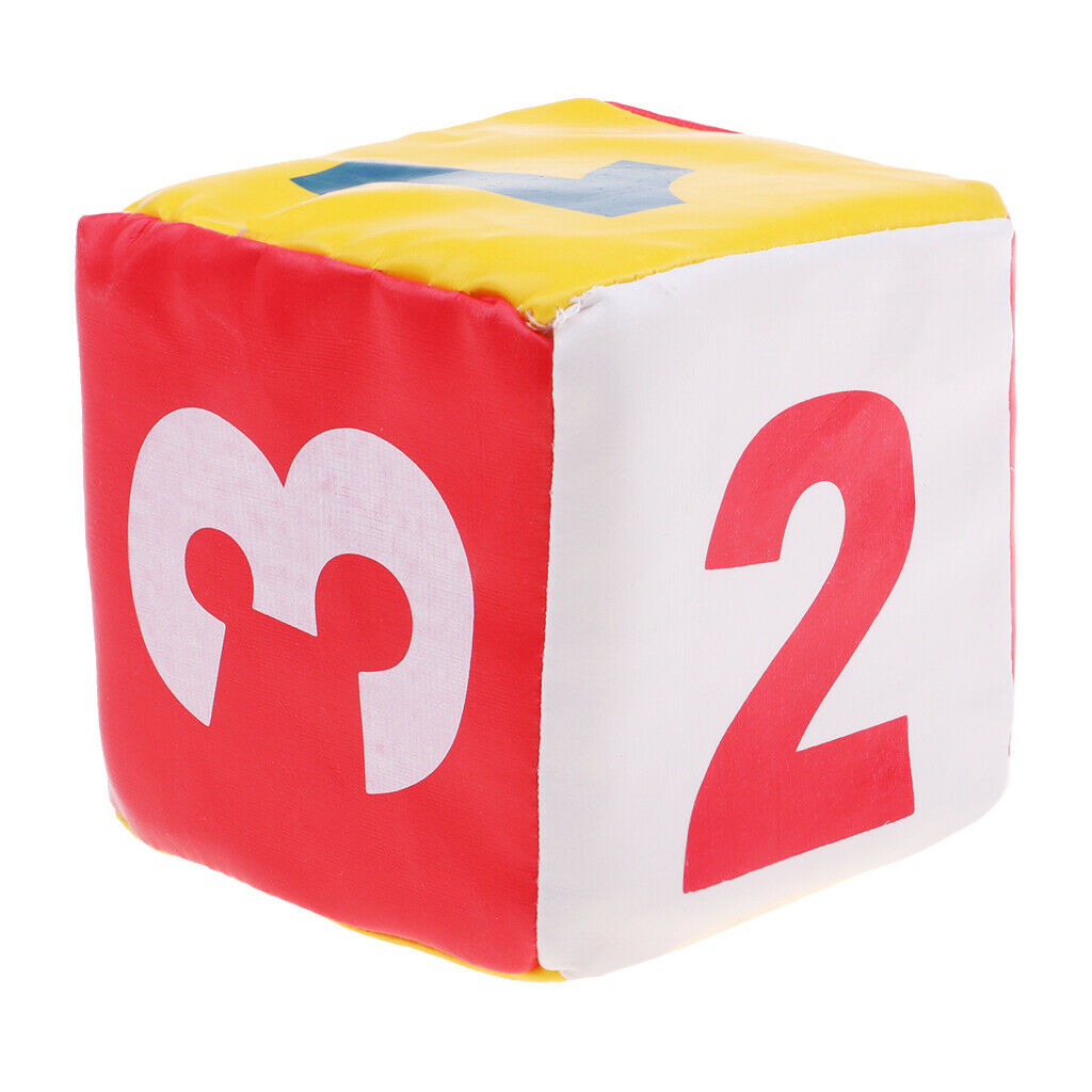 Sponge Dice Foam Dot Dice Playing Dice for Teach Education Toys 1-6 Numbers