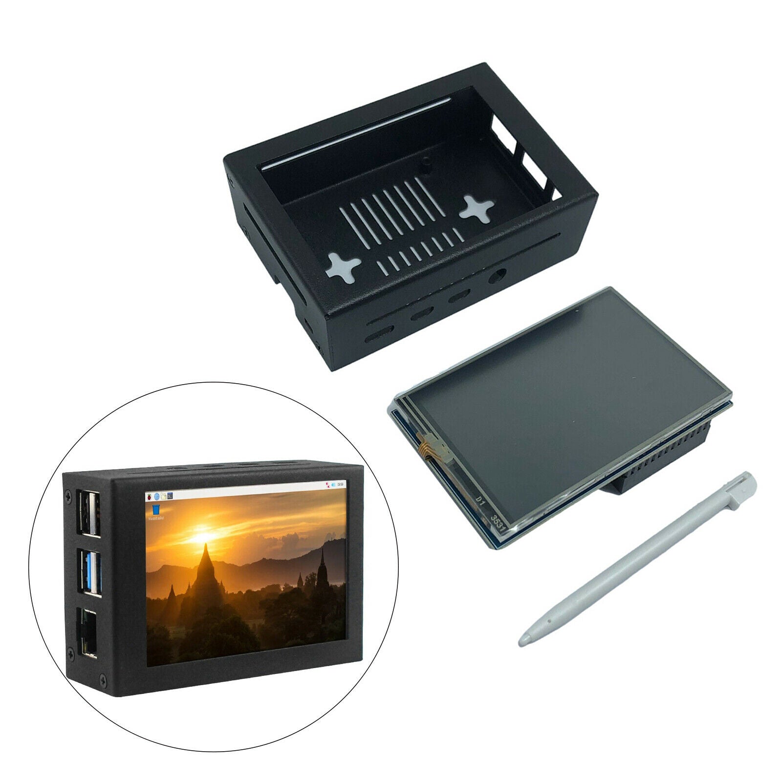 3.5 inch Touch Screen Module LCD Display for Raspberry Pi 4B with Touch Pen