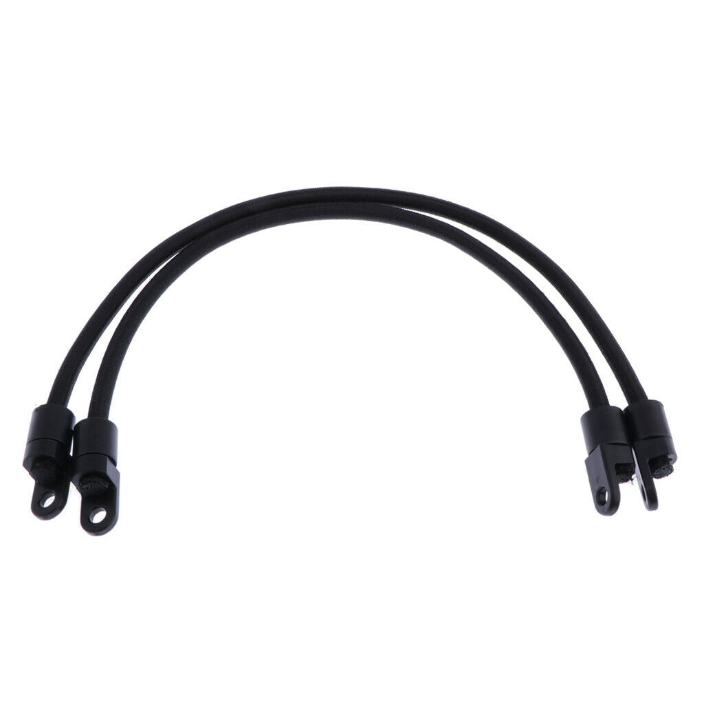 2pcs Kayak Paddle Holder Keeper Fishing Rod Shock Cord Tether with J Hook