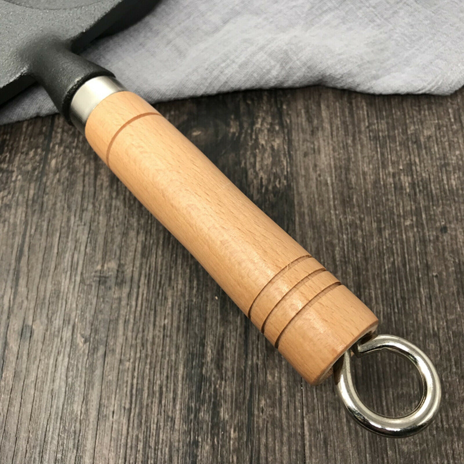 Kitchen 3 Holes Egg Frying Pan Omelet Cooking Pot Gas Stove Fry Cookware