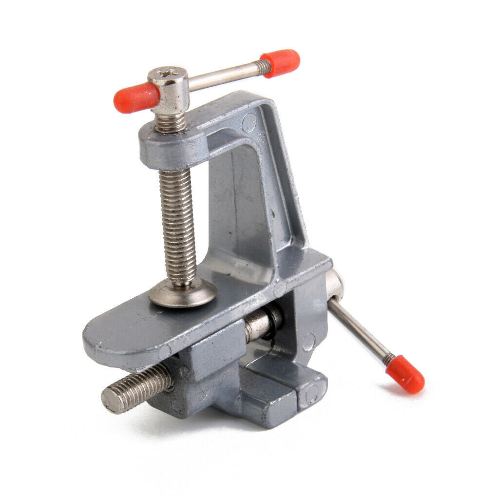 Mini Home Aluminum Hobby Jewelry Clips On Table Bench Vise Tool Vise