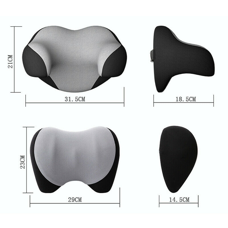 1PCS U-shape Car Seat Memory Foam Neck Rest Pillow Cushion Headrest Comfortable