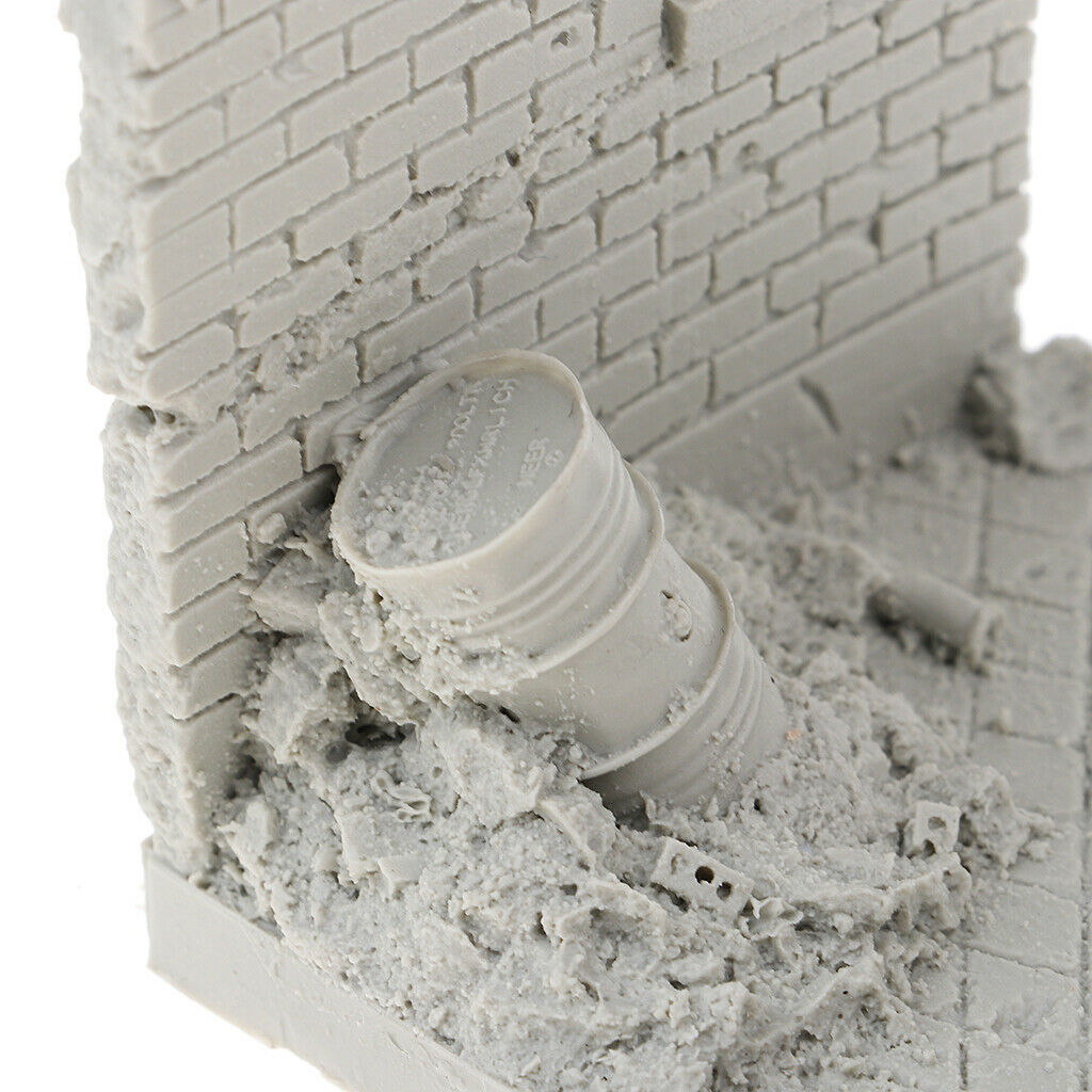 Crafts 1/35 Battlefield Base City Ruins Wall Miniatures for Landscape Kits