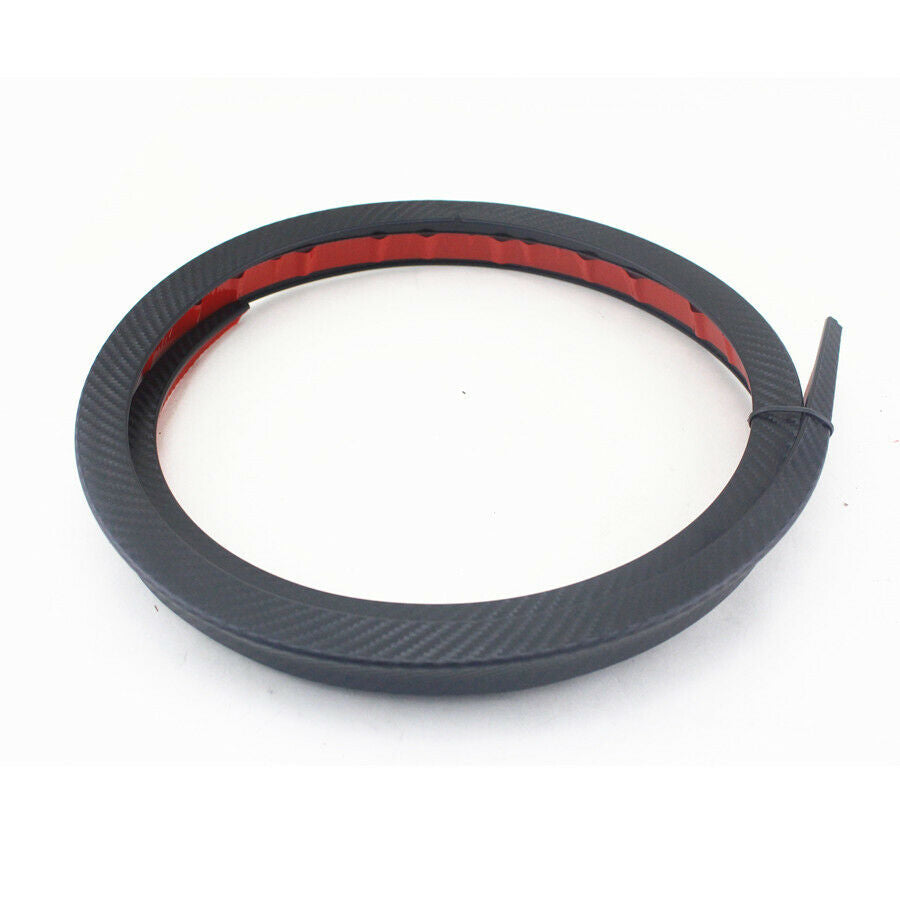Universal 1.2M Car Tail Carbon Fiber Style+Double-sided Adhesive Easy to Install