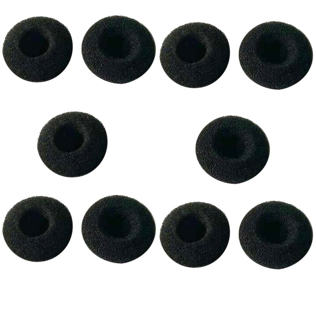10 Pieces Earbud Earpiece Comfortable Foam For