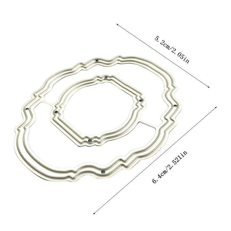 Frames Metal Cutting Dies Stencil Scrapbooking DIY Album Stamp Paper Card Emboss