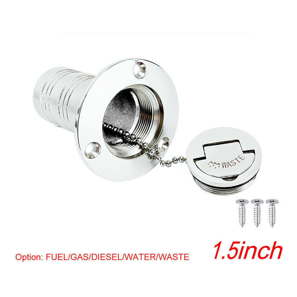 Universal Deck Gas Fill Keyless   Replacement   316 Stainless Steel