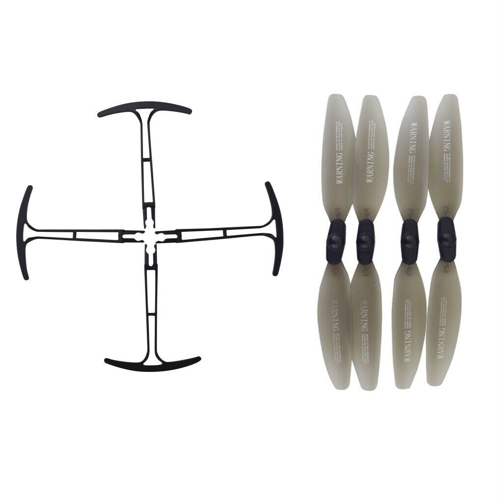 Pack of 4 spare propellers + propeller bumper for HS175 D65 SYMA X500 X30
