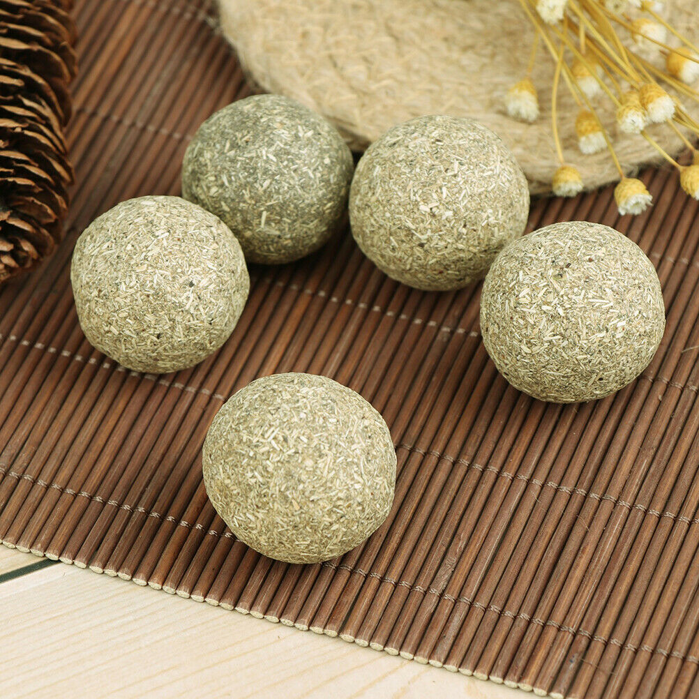 Pet Cat Natural Catnip Treat Ball Home Chasing ys Healthy Edible Treating Fx