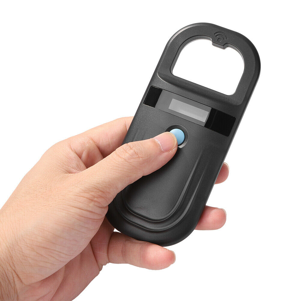 Animal Certificate Handheld Card Reader Pet ID Identification Chip Scanner