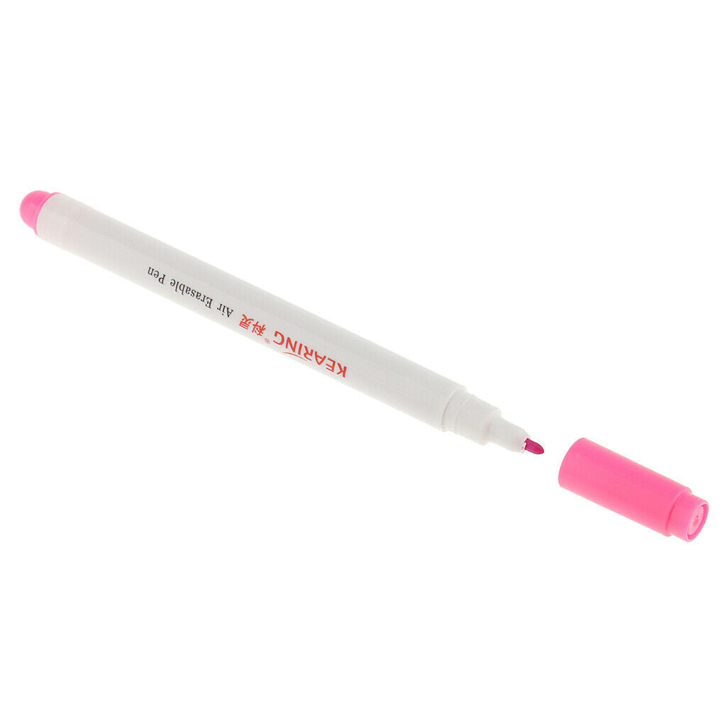 6 Pieces Tailors Chalk Pencil Air Water Erasable Pens for Fabric Temporary